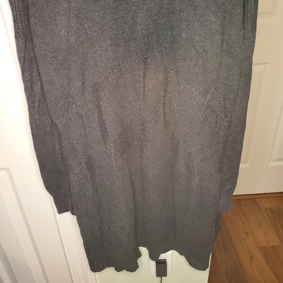 NWT Lululemon Sincerely Yours Wrap Sweater Heathered Deep Coal Size Large - Picture 10 of 12